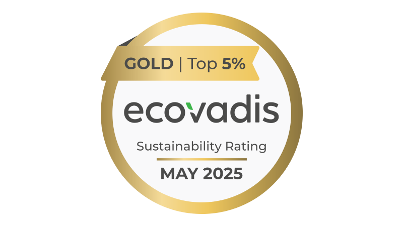 Abbildung Logo: EcoVadis GOLD