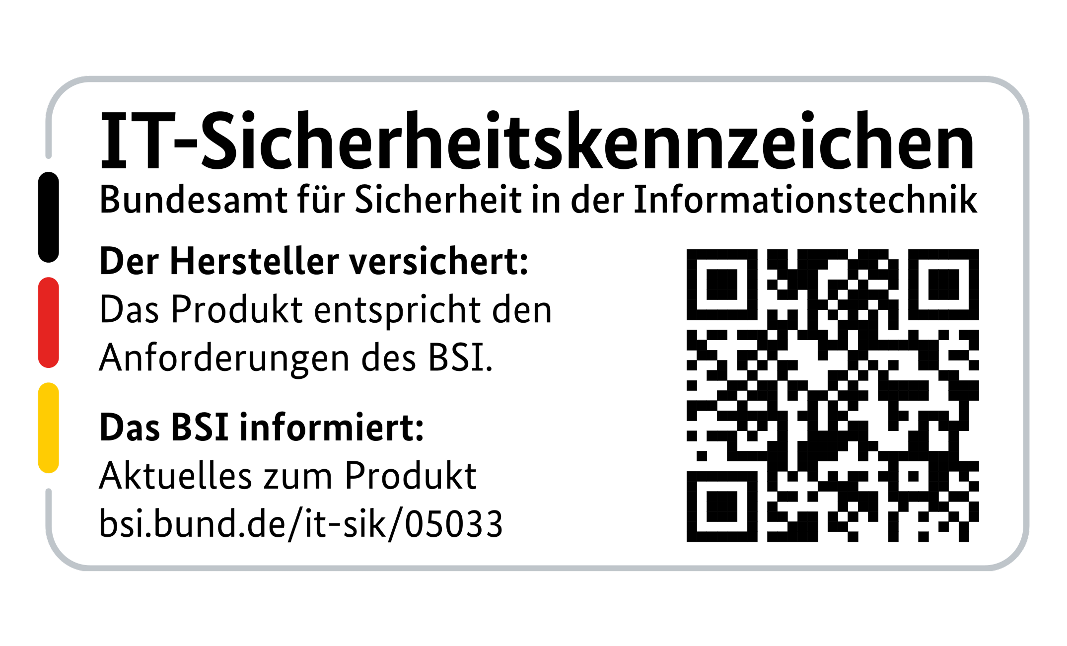 IT-Sicherheitskennzeichen S25 EE