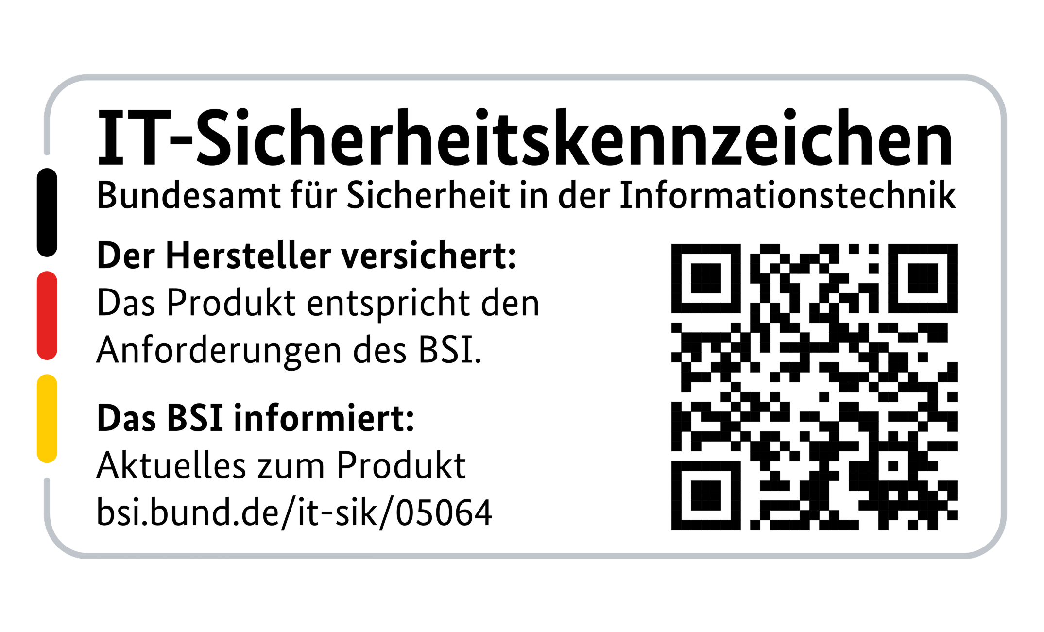 IT-Sicherheitskennzeichen XCover 7 EE