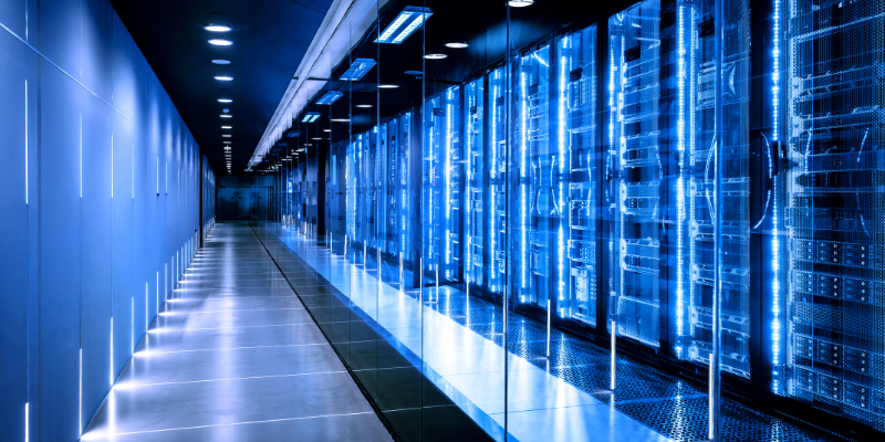 Gang in einem Data Center